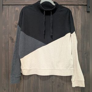 Pact Colorblock Organic Cotton Pullover – Size Large